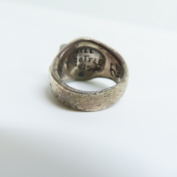 実際に弊社で買取させて頂いたTRAVIS WALKER/トラヴィスワーカー FULL THROTTLE RING スカル リングの画像 4枚目