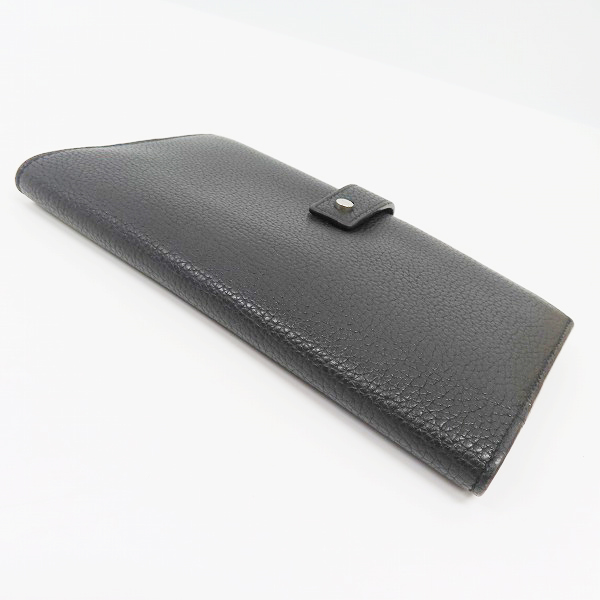 実際に弊社で買取させて頂いたSAINT LAURENT/サンローラン サックドジュール レザー 二つ折り長財布 507619の画像 2枚目
