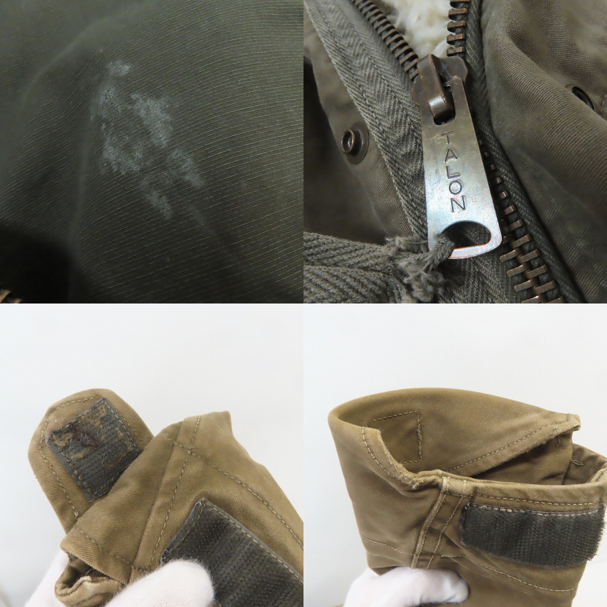 実際に弊社で買取させて頂いたAKM/エイケイエム M65 COLD WEATHER JACKET/コールドウェザー ミリタリー ジャケット ボアライナー付き B161/Lの画像 8枚目