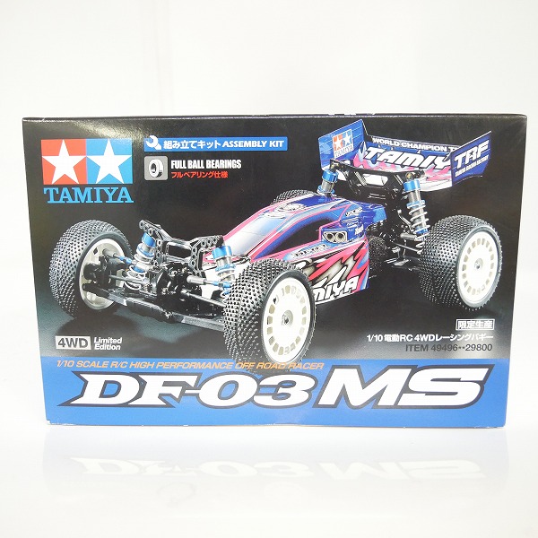 実際に弊社で買取させて頂いた【未組立】TAMIYA/タミヤ 1/10 電動RC 4WDレーシングバギー DF-03 MS 限定生産の画像 5枚目