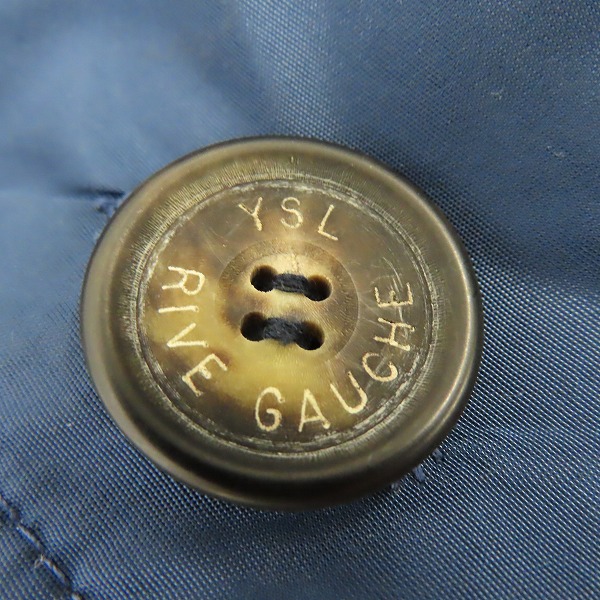 実際に弊社で買取させて頂いたYvesSaintLaurent/イヴサンローラン リブゴーシュ ナイロンコートの画像 4枚目