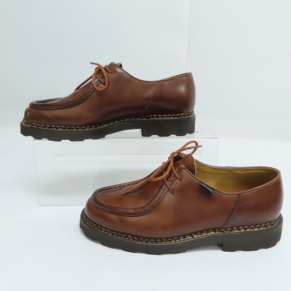 実際に弊社で買取させて頂いたPARABOOT/パラブーツ MICHAEL MARCHE Ⅱ/ミカエル レザーシューズ /41.5の画像 3枚目