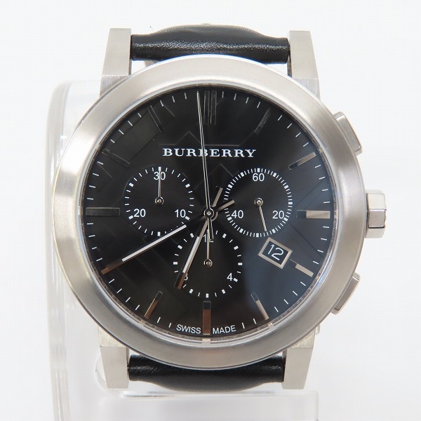 実際に弊社で買取させて頂いたBURBERRY/バーバリー クロノグラフ 腕時計 BU9356【動作未確認】