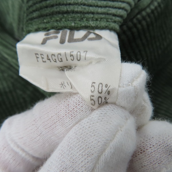 実際に弊社で買取させて頂いたFILA/フィラ ロゴ刺繍 コーデュロイパンツ/85の画像 5枚目