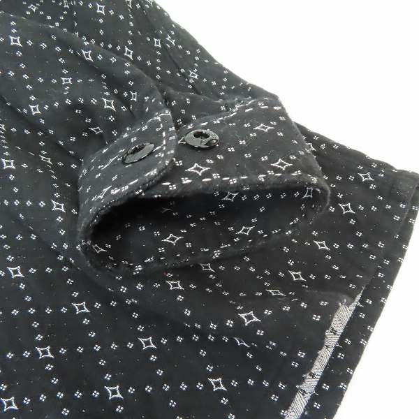 実際に弊社で買取させて頂いたR.J.B/アールジェイビー フラットヘッド 総柄 長袖シャツ 38の画像 7枚目