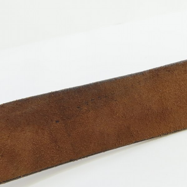 実際に弊社で買取させて頂いた(1)SUGAR CANE/シュガーケーン ギャリソンベルト ブラウン Size：36の画像 8枚目