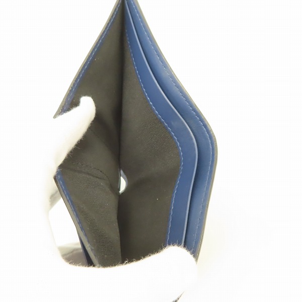 実際に弊社で買取させて頂いたBurberry/バーバリー カーフレザー HAYMARKET 二つ折り財布/ウォレットの画像 5枚目