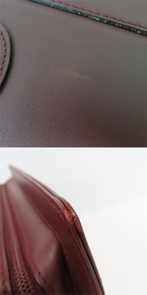 実際に弊社で買取させて頂いたCartier/カルティエ マストライン レザー クラッチバッグ/セカンドバッグの画像 7枚目