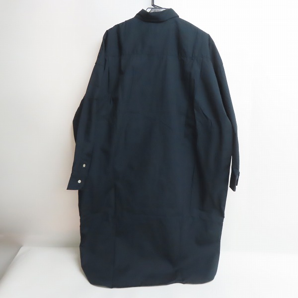 実際に弊社で買取させて頂いた【未使用】CANTERBURY/カンタベリー BIG SILHOUETTE SHIRT レディース 長袖ロングシャツ ネイビー WA42874/Fの画像 1枚目