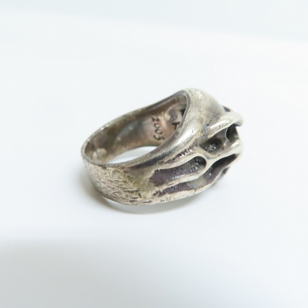 実際に弊社で買取させて頂いたTRAVIS WALKER/トラヴィスワーカー FULL THROTTLE RING スカル リングの画像 3枚目