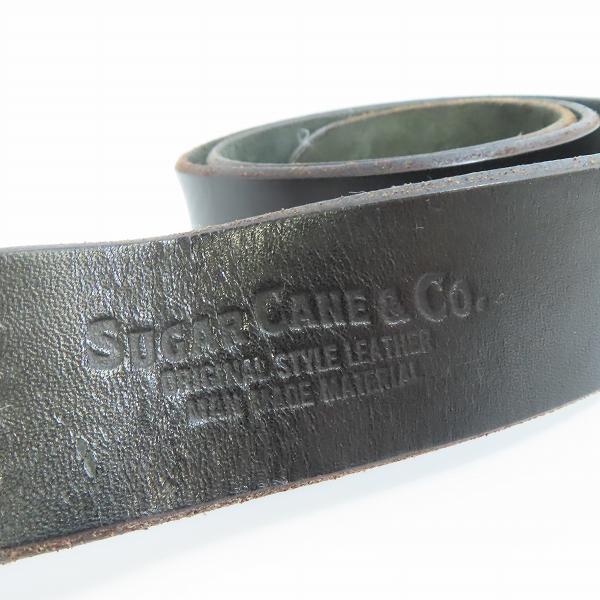 実際に弊社で買取させて頂いた(1)SUGAR CANE/シュガーケーン ギャリソンベルト ブラック Size：36の画像 1枚目