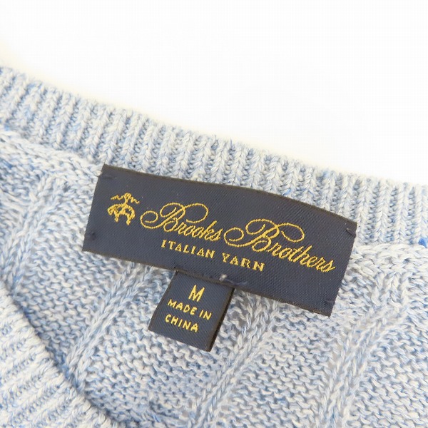 実際に弊社で買取させて頂いたBrooks Brothers/ブルックスブラザーズ ITALIAN YARN ニット/Mの画像 2枚目