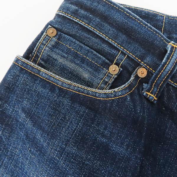 実際に弊社で買取させて頂いたTHE FLAT HEAD/フラットヘッド 限定モデル 赤タブ デニムパンツ 3005LTD/W34L36の画像 6枚目
