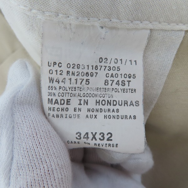 実際に弊社で買取させて頂いたDICKIES/ディッキーズ 874 original fit チノパンツ/W34L32の画像 4枚目