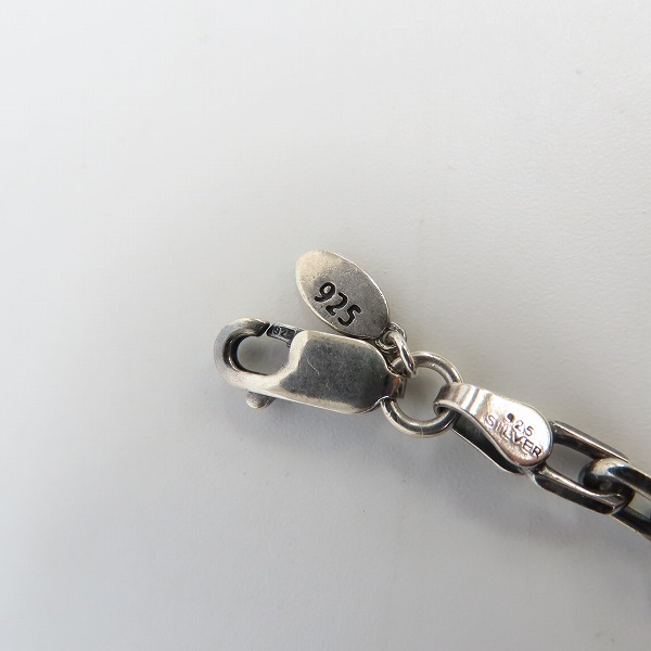 実際に弊社で買取させて頂いたTRAVIS WALKER/トラヴィスワーカー 4面カットあづきチェーン ネックレスチェーンw/TWタグの画像 5枚目