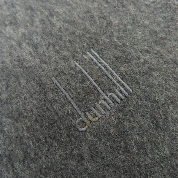 実際に弊社で買取させて頂いたDunhill/ダンヒル ロゴ刺繍 マフラー ウールの画像 1枚目