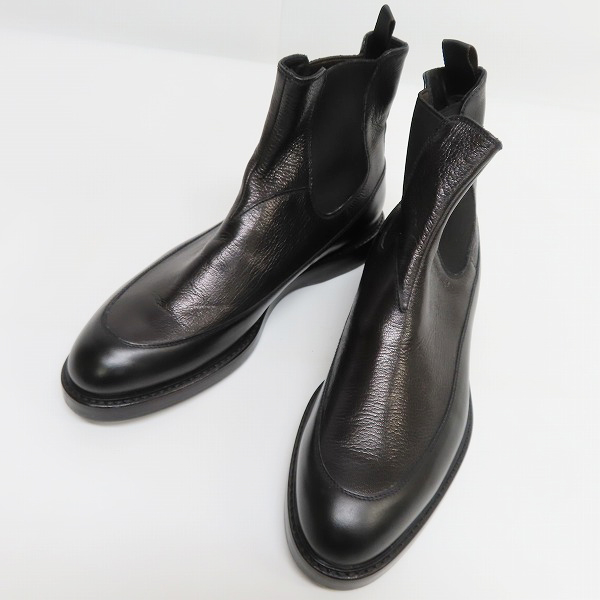 実際に弊社で買取させて頂いたEMPORIO ARMANI/エンポリオアルマーニ サイドゴアブーツ X4M109/9