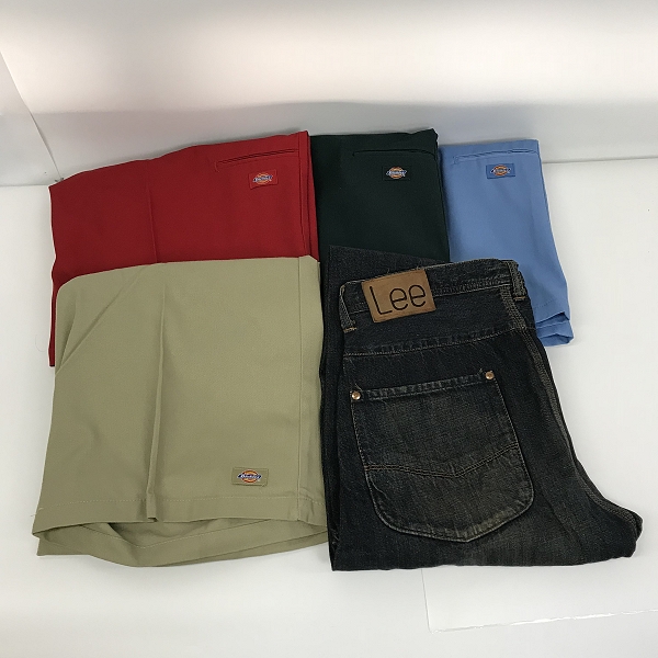 実際に弊社で買取させて頂いた【おまとめ品】ディッキーズ/リー デニムパンツ/ワークパンツ/ハーフパンツ/ショーツ