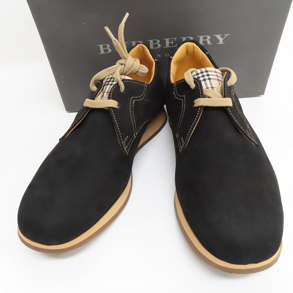 実際に弊社で買取させて頂いたBURBERRY/バーバリー レザーシューズ/ブラック/1360/25