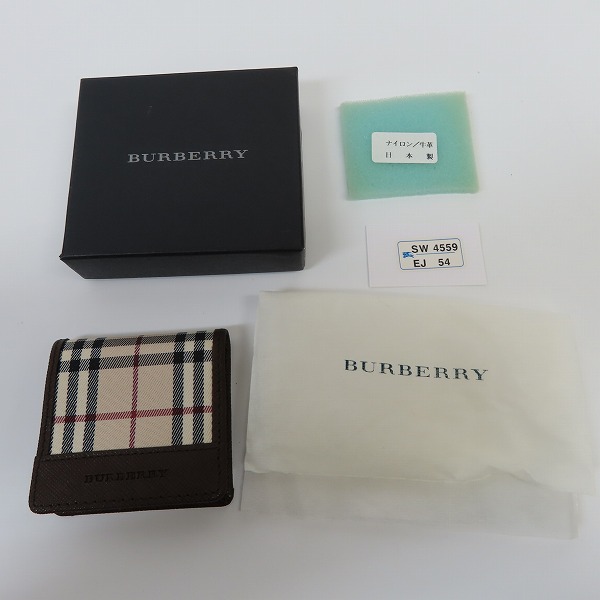 実際に弊社で買取させて頂いたBURBERRY/バーバリー チェック柄 スナップボタン コインケースの画像 6枚目