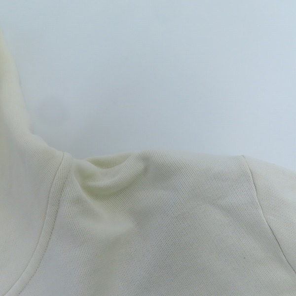 実際に弊社で買取させて頂いた【JPタグ】サンローランパリ 18AW ロゴプリントダメージ加工プルオーバーパーカー 60TZ 561169 YB2ZW 9721/Sの画像 6枚目