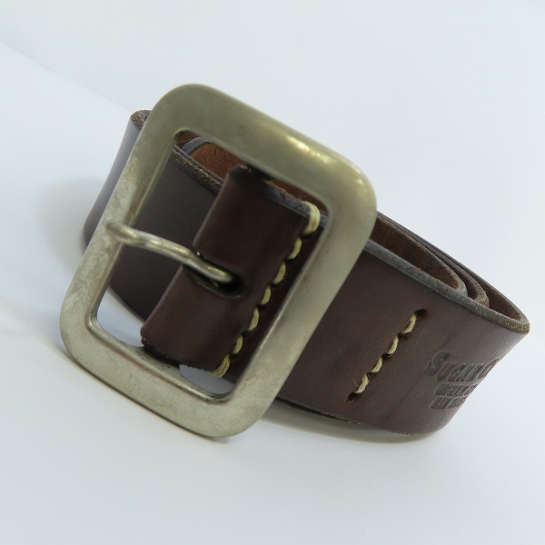 実際に弊社で買取させて頂いた(1)SUGAR CANE/シュガーケーン ギャリソンベルト ブラウン Size：36