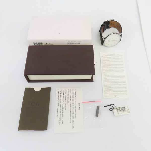 実際に弊社で買取させて頂いたDW/ダニエルウェリントン Classic Sheffield 腕時計 0206DWの画像 6枚目