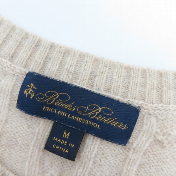 実際に弊社で買取させて頂いたBrooks Brothers/ブルックスブラザーズ クルーネックウールニット/Mの画像 2枚目