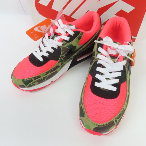 実際に弊社で買取させて頂いたNIKE/ナイキ アトモス AIR MAX 90 DUCK CAMO エアマックス90 CW6024-600/26.5