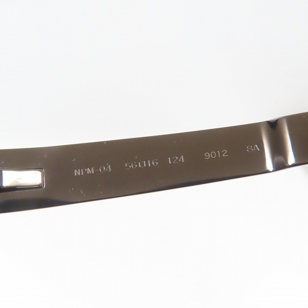 実際に弊社で買取させて頂いた999,9/フォーナインズ メガネフレーム 度入り NPM-04の画像 7枚目