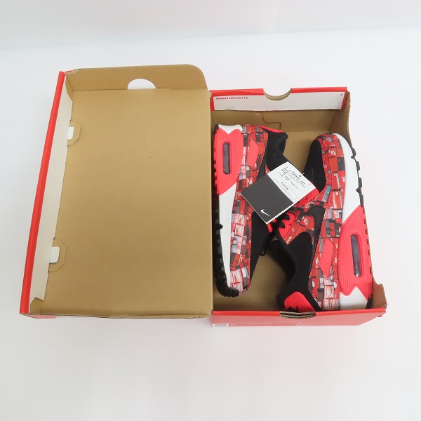 実際に弊社で買取させて頂いた【未使用】NIKE×atmos/ナイキ×アトモス AIR MAX 90 PRNT "WE LOVE NIKE"/エアマックス90 プリント AQ0926-001/26の画像 8枚目