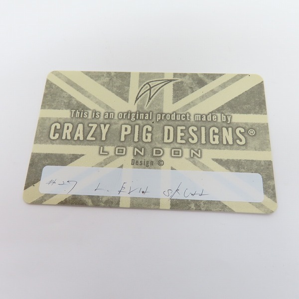 実際に弊社で買取させて頂いた【ギャラ付き】CRAZY PIG/クレイジーピッグ ラージエビルスカルリングの画像 7枚目