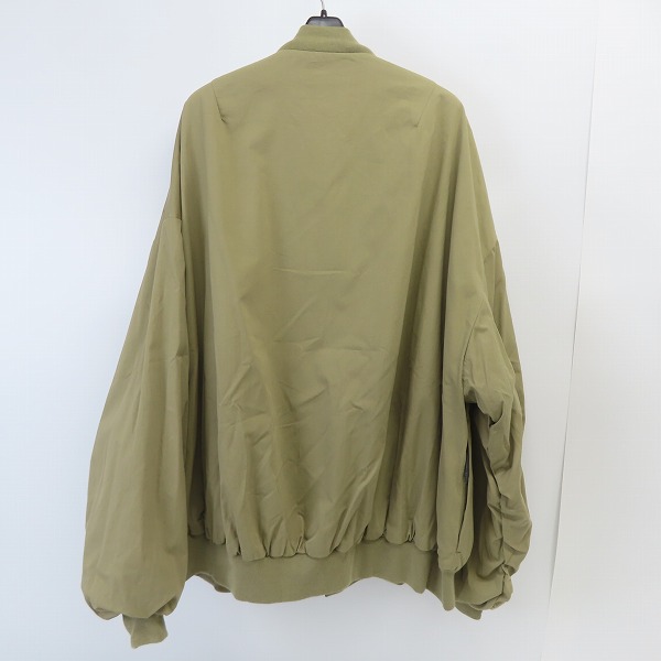 実際に弊社で買取させて頂いたLAD MUSICIAN/ラッドミュージシャン 19SS オーバーサイズMA-1ブルゾン 2119-353/42の画像 1枚目