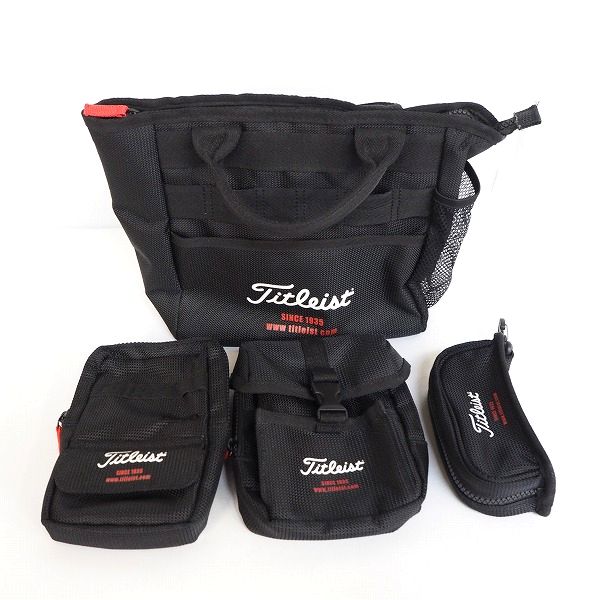 実際に弊社で買取させて頂いたTitleist/タイトリスト トートバッグ・ポーチ・ボールケース  おまとめ 計4点セット