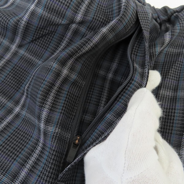 実際に弊社で買取させて頂いたLAD MUSICIAN/ラッドミュージシャン  21AW ワイドパンツ チェック柄 2121-506/46の画像 6枚目