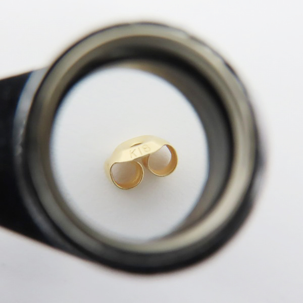 実際に弊社で買取させて頂いたCAREERING×Fragment Design/キャリアリング×フラグメント 18K フープ ピアス #HF001の画像 3枚目