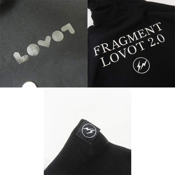 実際に弊社で買取させて頂いたfragment design×LOVOT/フラグメントデザイン×ラボット LOVOT FRAGMENT EDITION パーカー/Mの画像 7枚目