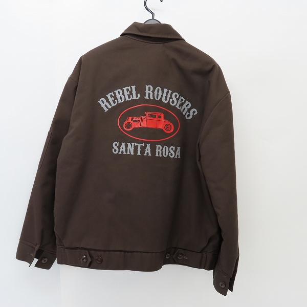 実際に弊社で買取させて頂いたDickies/ディッキーズ REBEL ROUSERS SANTA ROSA アイゼンハワード ジャケット JT15CB/L の画像 1枚目