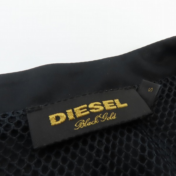実際に弊社で買取させて頂いたDIESEL Black Gold/ディーゼル 裏地メッシュ ジップアップ ジャケット /Sの画像 2枚目