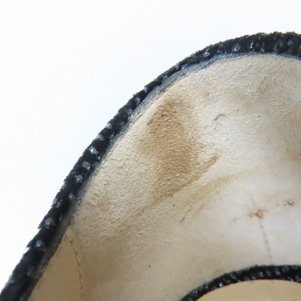 実際に弊社で買取させて頂いたJIMMY CHOO/ジミーチュウ ラメパンプス/34の画像 6枚目