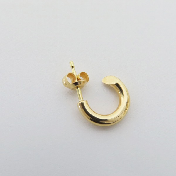 実際に弊社で買取させて頂いたCAREERING×Fragment Design/キャリアリング×フラグメント 18K フープ ピアス #HF001の画像 1枚目