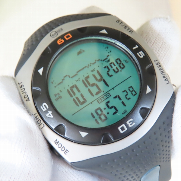実際に弊社で買取させて頂いたBARIGO/バリゴ アウトドア 登山 デジタル 腕時計 の画像 6枚目
