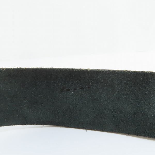実際に弊社で買取させて頂いた(2)SUGAR CANE/シュガーケーン ギャリソンベルト ブラック Size：36の画像 7枚目