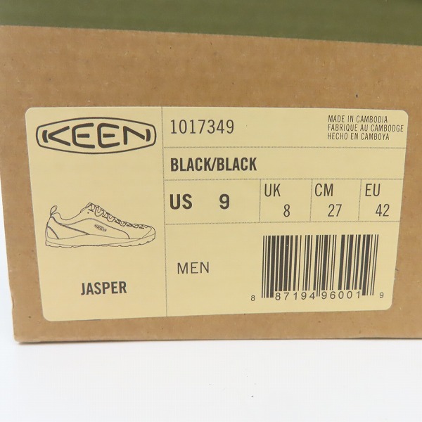 実際に弊社で買取させて頂いたKEEN/キーン JASPER/ジャスパー 1017349 27の画像 8枚目