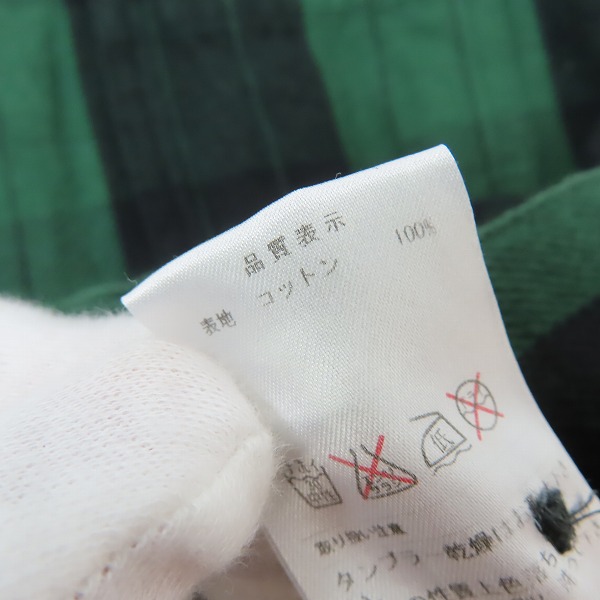 実際に弊社で買取させて頂いたDESCENDANT/ディセンダント コットン 長袖 チェック シャツ/2の画像 3枚目