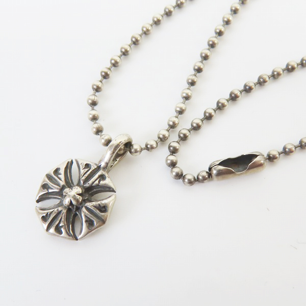 実際に弊社で買取させて頂いたBILL WALL LEATHER/ビルウォールレザー スモールセーラークロス ペンダントトップ w/ボールチェーン