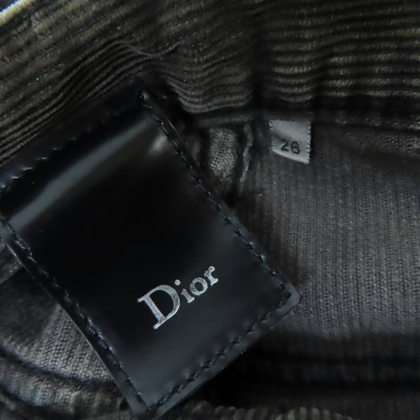 実際に弊社で買取させて頂いたDIOR HOMME/ディオールオム ボタンフライ コーデュロイパンツ/26の画像 2枚目