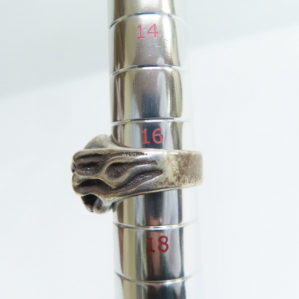 実際に弊社で買取させて頂いたTRAVIS WALKER/トラヴィスワーカー FULL THROTTLE RING スカル リングの画像 8枚目