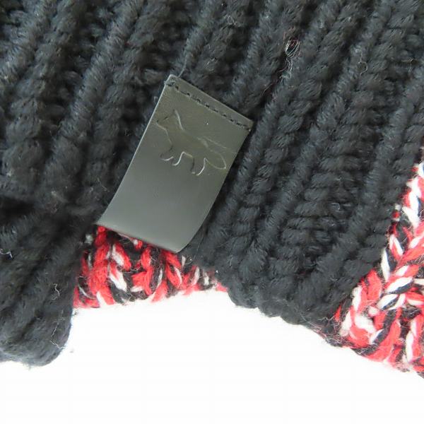 実際に弊社で買取させて頂いたMAISON KITSUNE/メゾンキツネ 22AW MOULINE CHECK PULLOVER/チェック プルオーバー ニットセーター JM00554KT1036/Lの画像 7枚目