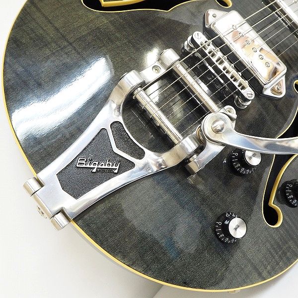 実際に弊社で買取させて頂いた★Epiphone/エピフォン  WILDKAT/ワイルドキャット セミアコ Bigsby搭載 エレキギター ハードケース付の画像 6枚目